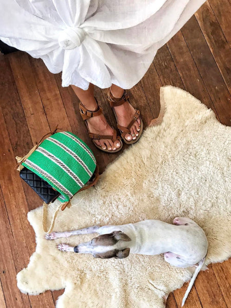 Chowchilla Vintage Indian GYPSET Dress • "White Cotton Voile"