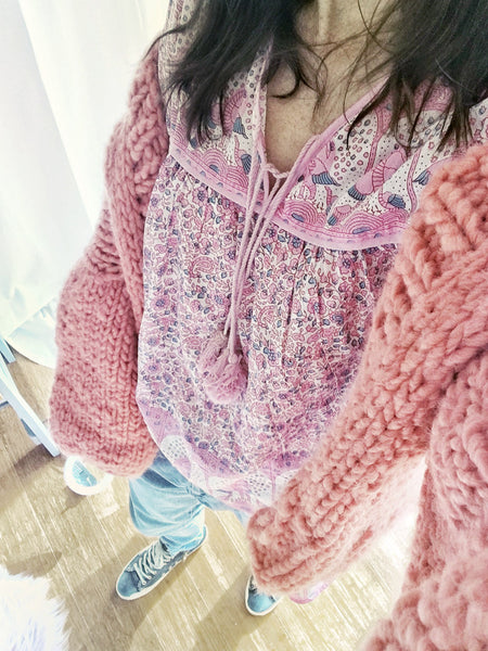 Chowchilla Vintage Indian GYPSET Blouse • "Tulsi" • BACK IN STOCK