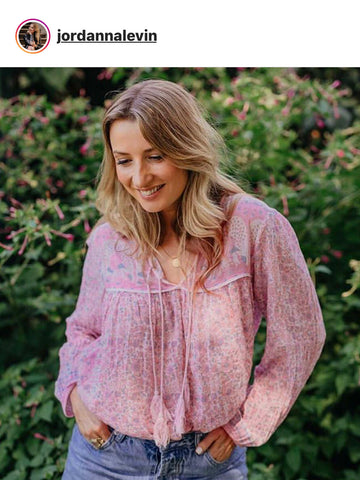 Chowchilla Vintage Indian GYPSET Blouse • "Tulsi" • BACK IN STOCK