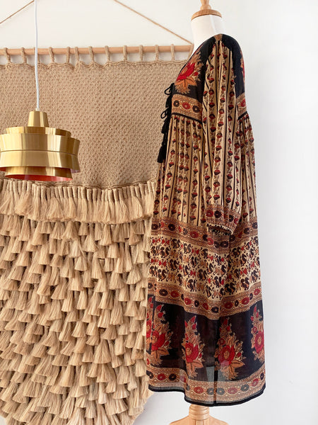 Chowchilla Vintage Indian GYPSET Dress • "Anouk" • BACK IN STOCK