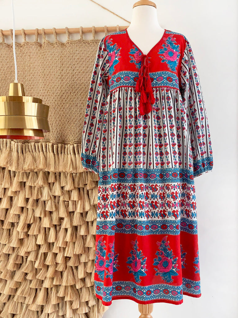 Chowchilla Vintage Indian GYPSET Dress • "Manon" • BACK IN STOCK