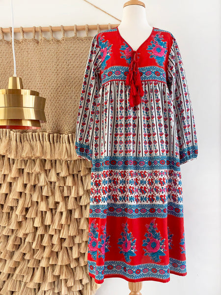 Chowchilla Vintage Indian GYPSET Dress • "Manon" • BACK IN STOCK