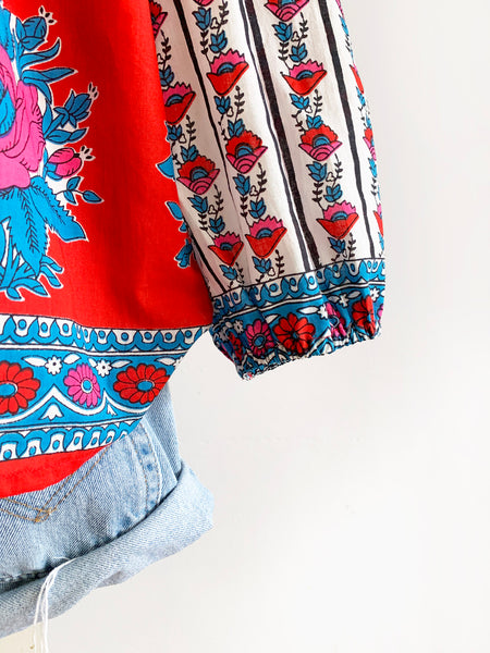 Chowchilla Vintage Indian GYPSET Blouse • "Manon" • BACK IN STOCK