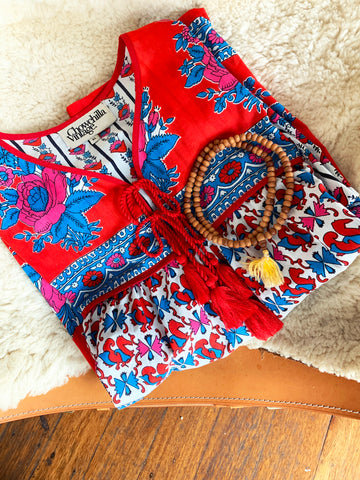 Chowchilla Vintage Indian GYPSET Blouse • "Manon" • BACK IN STOCK