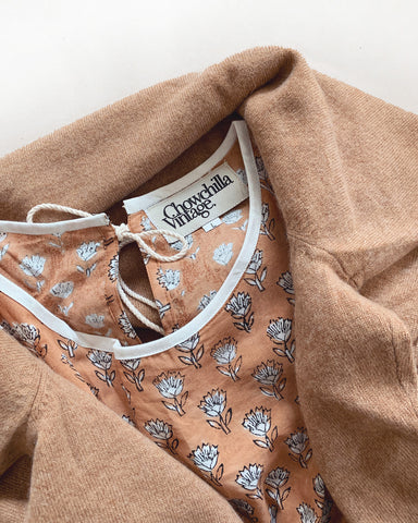 Chowchilla Vintage PRAIRIE Dress • "Chloe" • LAST ONE (Size XL)