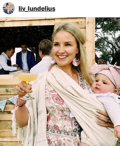 Havanah Ray Tassel Earrings (Blush)